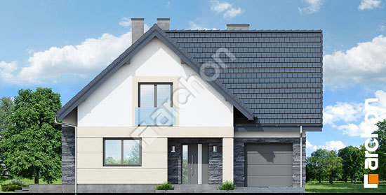 Передній фасад Будинок в міловонках 2