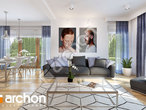 Проект дома ARCHON+ Дом в миловонках 2 дневная зона (визуализация 1 вид 3)
