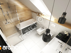 Проект дома ARCHON+ Дом в сантине (Г2) визуализация ванной (визуализация 3 вид 4)