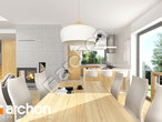 Проект будинку ARCHON+ Будинок в сантині (Г2) денна зона (візуалізація 1 від 4)