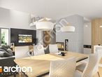 Проект будинку ARCHON+ Будинок в сантині (Г2) денна зона (візуалізація 1 від 5)