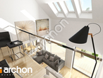 Проект будинку ARCHON+ Будинок в сантині (Г2) денна зона (візуалізація 1 від 7)