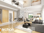 Проект дома ARCHON+ Дом в сантине (Г2) дневная зона (визуализация 1 вид 3)