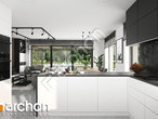 Проект будинку ARCHON+ Будинок у вівсянниці 3 (Н) візуалізація кухні 1 від 3