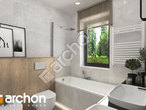 Проект будинку ARCHON+ Будинок у вівсянниці 3 (Н) візуалізація ванни (візуалізація 3 від 3)