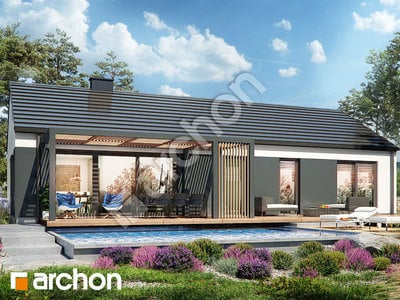 Проєкт будинку ARCHON+ Будинок в ірисах 3 (Н) 