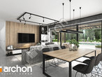 Проект будинку ARCHON+ Будинок у вівсянниці 3 (Н) денна зона (візуалізація 1 від 2)