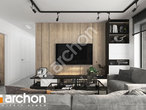 Проект дома ARCHON+ Дом в ирисе 3 (Н) дневная зона (визуализация 1 вид 1)
