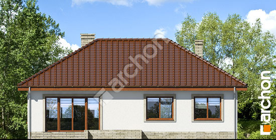 Дворовой фасад Дом в вереске 2