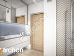Проект будинку ARCHON+ Будинок у вересі 2 візуалізація ванни (візуалізація 3 від 2)
