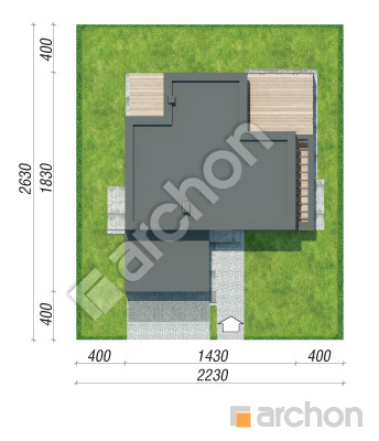 Проект дома ARCHON+ Вилла Луна (Г2) Ситуація