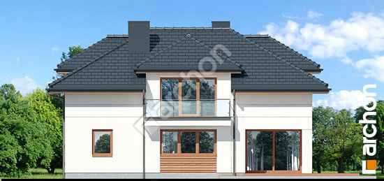 Дворовой фасад Дом в сандавиллах