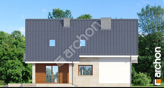 Дворовой фасад Дом в айдаредах вер.2