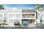 Проект будинку ARCHON+ Будинок в клематисах 28 (С) 