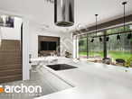 Проект будинку ARCHON+ Будинок в клематисах 28 (С) візуалізація кухні 1 від 2