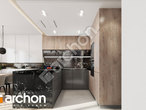 Проект будинку ARCHON+ Будинок в клематисах 28 (С) візуалізація кухні 2 від 2