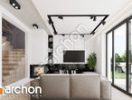 Проект будинку ARCHON+ Будинок в клематисах 28 (С) денна зона (візуалізація 2 від 4)