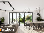 Проект будинку ARCHON+ Будинок в клематисах 28 (С) денна зона (візуалізація 2 від 7)