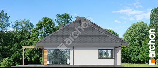 Боковой фасад Дом в сантолинах 6