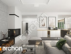 Проект дома ARCHON+ Дом в сантолинах 4 (Г2) дневная зона (визуализация 1 вид 4)