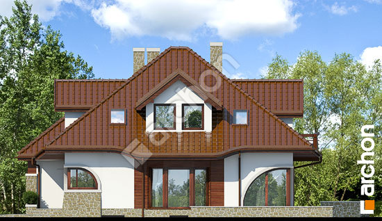 Боковой фасад Дом в зефирантесе (Г2П) 