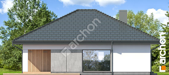 Боковой фасад Дом в хакетиях 6