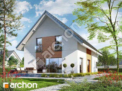 Проект дома ARCHON+ Дом в амбуранах 2 Вид 2
