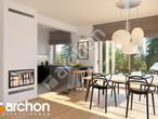 Проект дома ARCHON+ Дом в немофилах визуализация кухни 1 вид 1