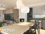 Проект дома ARCHON+ Дом в немофилах визуализация кухни 1 вид 3