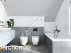 Проект будинку ARCHON+ Будинок в немофілах візуалізація ванни (візуалізація 3 від 1)