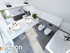 Проект будинку ARCHON+ Будинок в немофілах візуалізація ванни (візуалізація 3 від 4)