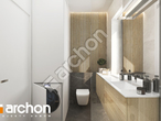 Проект будинку ARCHON+ Будинок в коручках 7 візуалізація ванни (візуалізація 3 від 2)