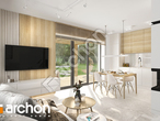 Проект будинку ARCHON+ Будинок в коручках 7 денна зона (візуалізація 1 від 2)
