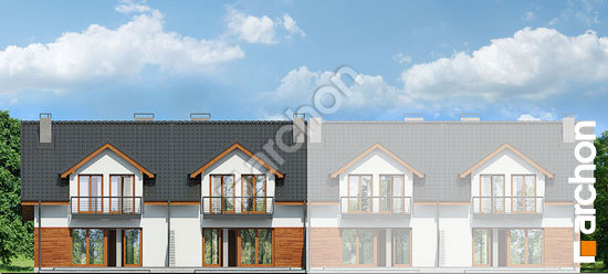 Дворовой фасад Дом в клематисах 9 (Р2БТА)