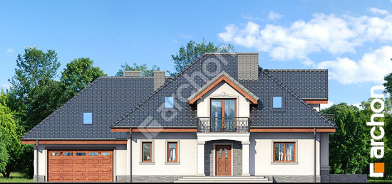 Передний фасад Дом в каллах 3 (Г2П)