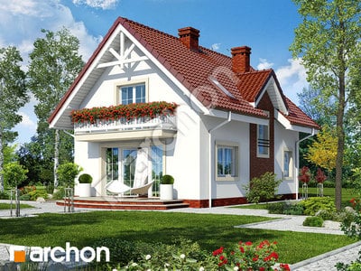 Проєкт будинку ARCHON+ Будинок в кориандрі 2 (Г) вер.2 
