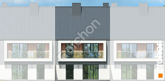 Дворовий фасад Будинок при тракті 2 (Р2СА) вер.2