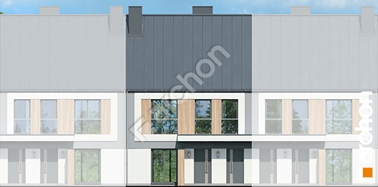 Передний фасад Дом при тракте 2 (Р2СА) вер.2