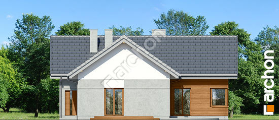 Дворовой фасад Дом в галах