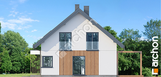 Бочний фасад Будинок в брусниці 5 (Е) ВДЕ