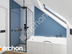 Проект будинку ARCHON+ Будинок в брусниці 5 (Е) ВДЕ візуалізація ванни (візуалізація 3 від 2)
