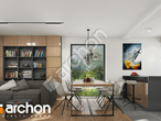 Проект будинку ARCHON+ Будинок в брусниці 5 (Е) ВДЕ денна зона (візуалізація 1 від 6)