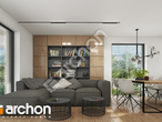 Проект дома ARCHON+ Дом в бруснике 5 (Е) ВИЭ дневная зона (визуализация 1 вид 3)