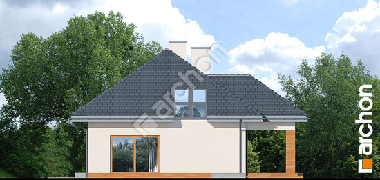 Боковой фасад Дом в лазурах