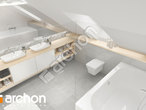 Проект будинку ARCHON+ Будинок в лазурах візуалізація ванни (візуалізація 3 від 4)