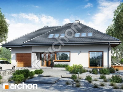 Проект дома ARCHON+ Дом в лазурах 