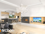 Проект дома ARCHON+ Дом в лазурах дневная зона (визуализация 1 вид 5)