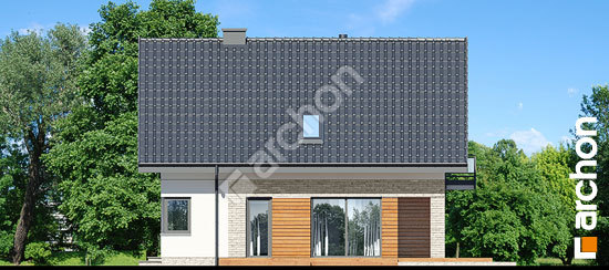 Боковой фасад Дом в орлишках (Г2П)