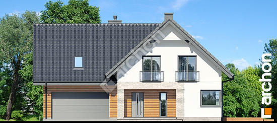 Передний фасад Дом в орлишках (Г2П)