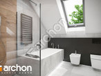 Проект дома ARCHON+ Дом в арлетах визуализация ванной (визуализация 3 вид 2)